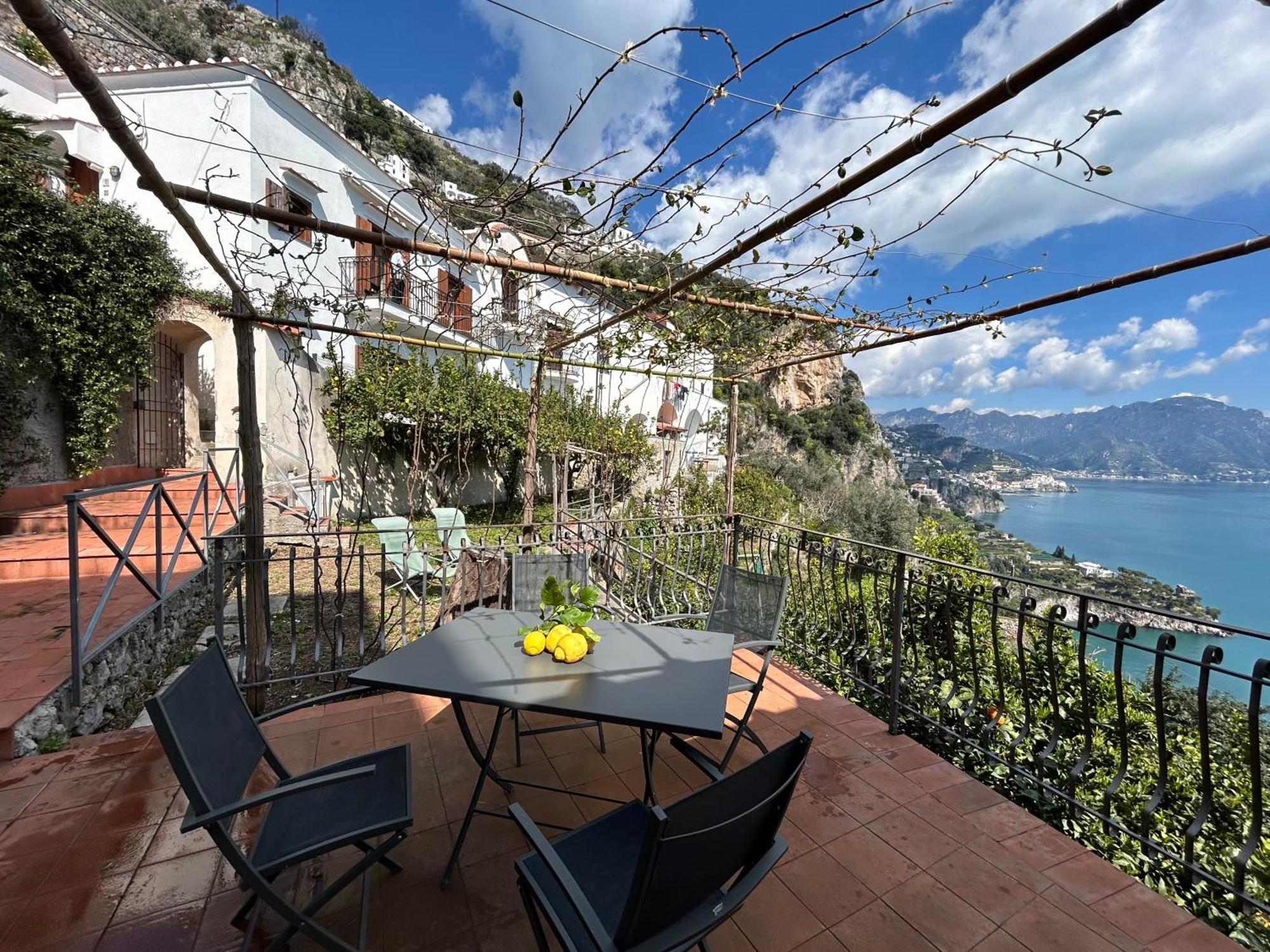 Villa Amalfi 51 Con Vista Mare, Giardino E Terrazze à Conca dei Marini Extérieur photo