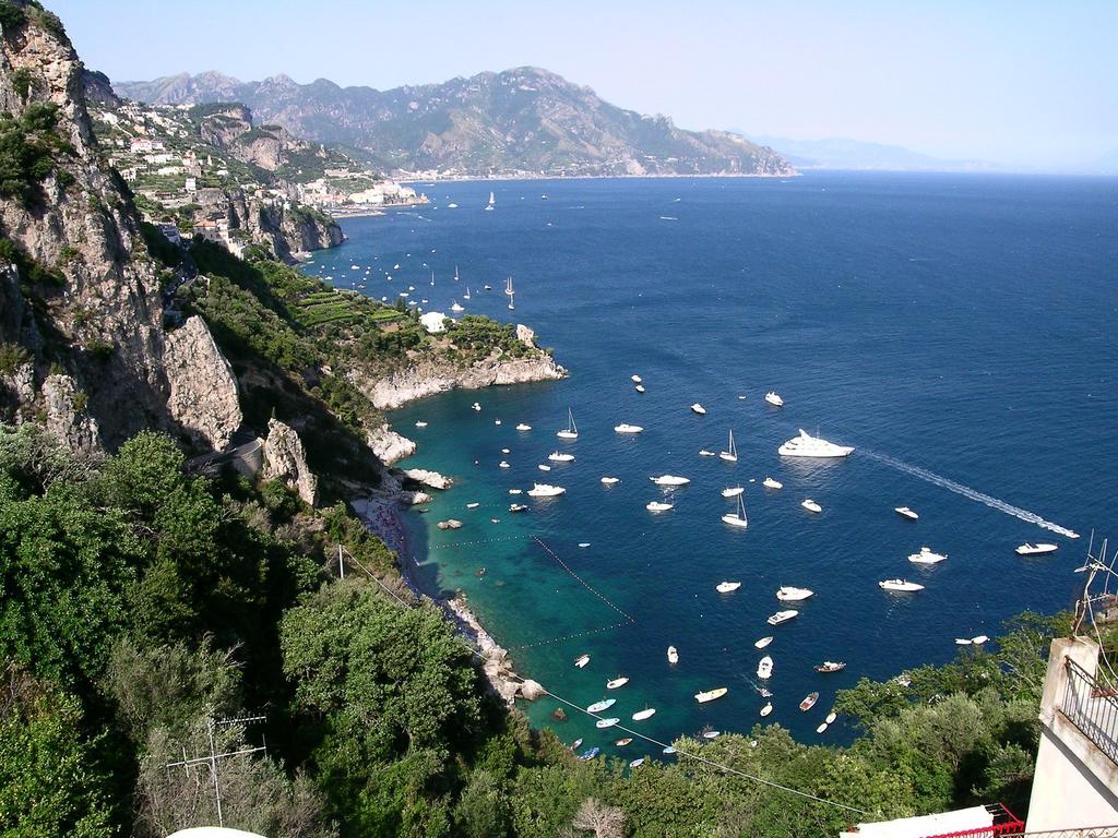Villa Amalfi 51 Con Vista Mare, Giardino E Terrazze à Conca dei Marini Extérieur photo